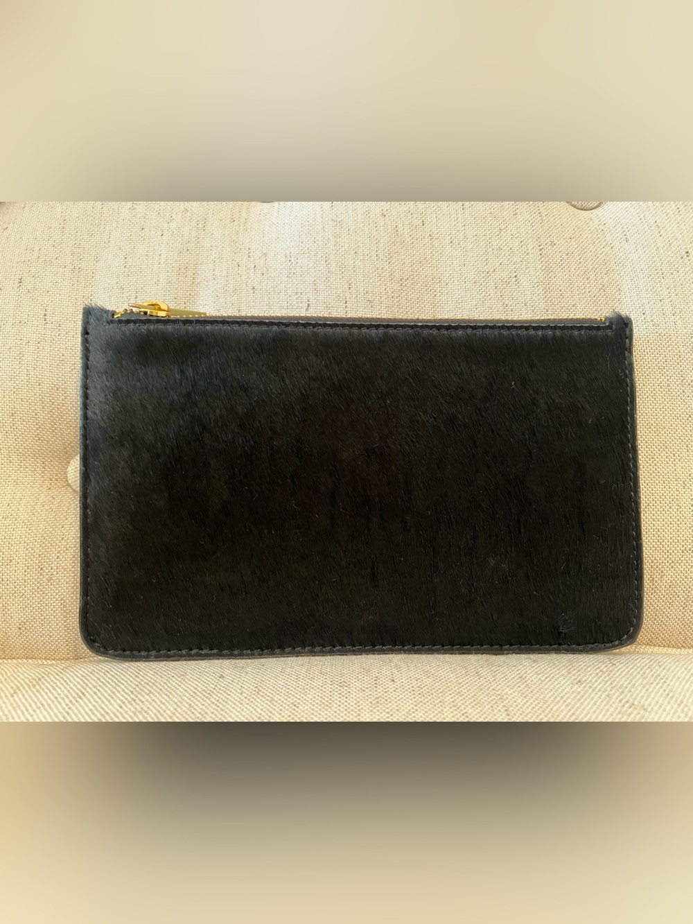 NWOT Faux Fur Small Clutch | Black |